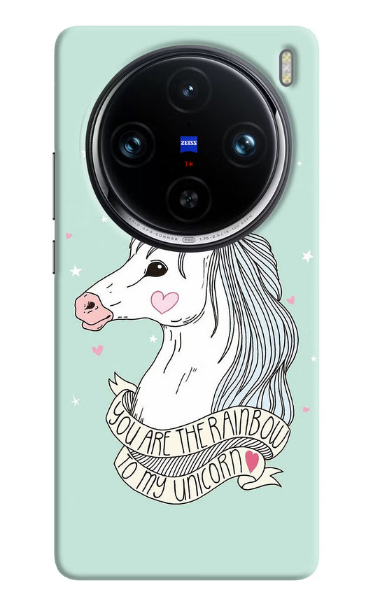 Unicorn Wallpaper Vivo X100 Pro Hard Case Back Cover by Casekaro