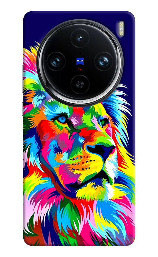 Vector Art Lion Vivo X100 Pro Back Cover