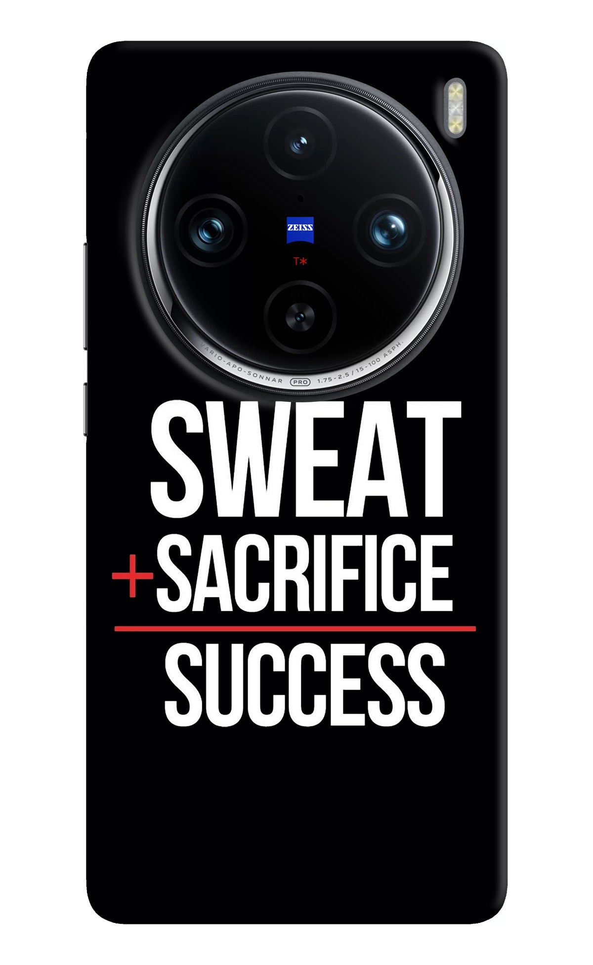 Sweat Sacrifice Success Vivo X100 Pro Back Cover