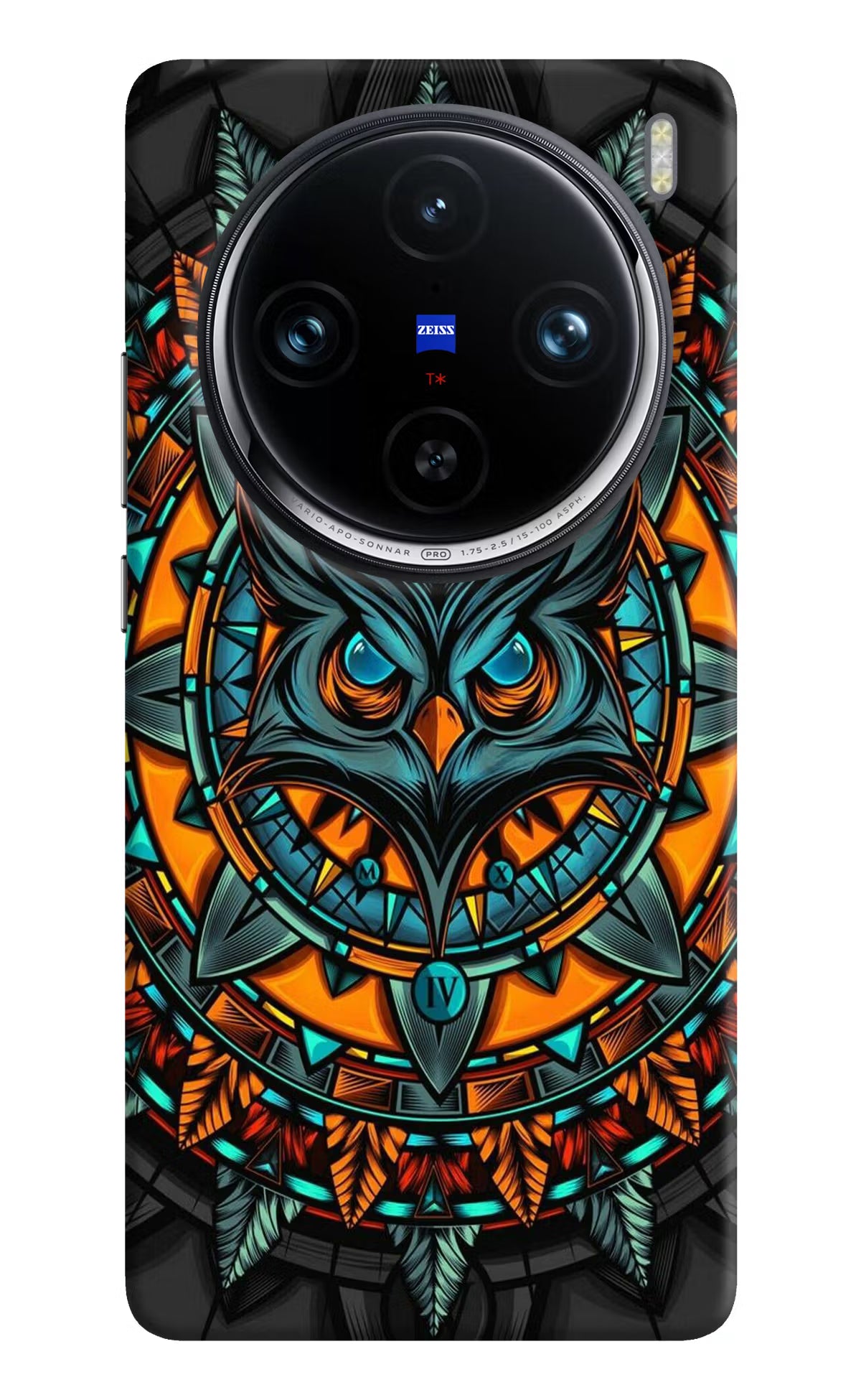 Angry Owl Art Vivo X100 Pro Hard Case Back Cover by Casekaro