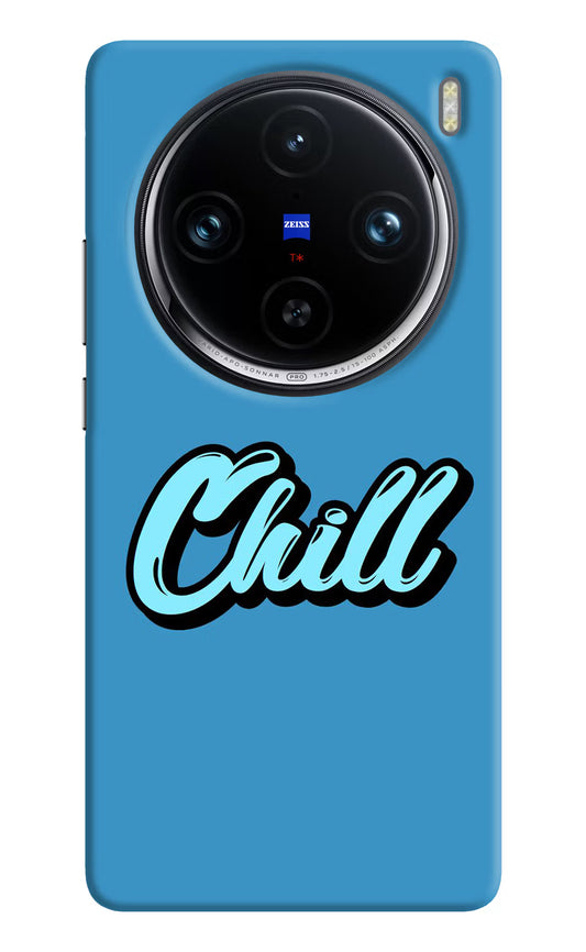 Chill Vivo X100 Pro Hard Case Back Cover by Casekaro