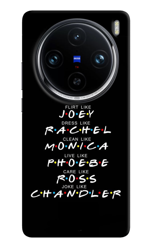 FRIENDS Character Vivo X100 Pro Back Cover