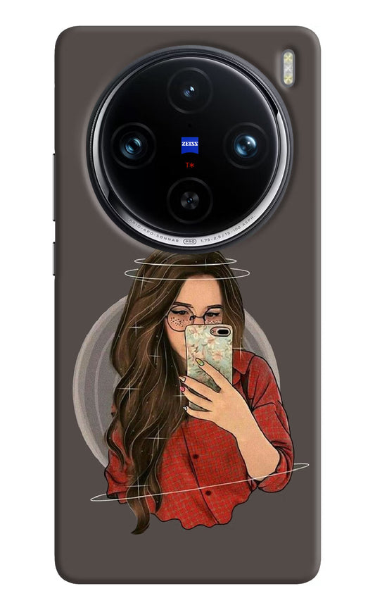 Selfie Queen Vivo X100 Pro Hard Case Back Cover by Casekaro