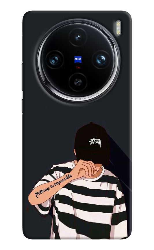 Aesthetic Boy Vivo X100 Pro Hard Case Back Cover by Casekaro