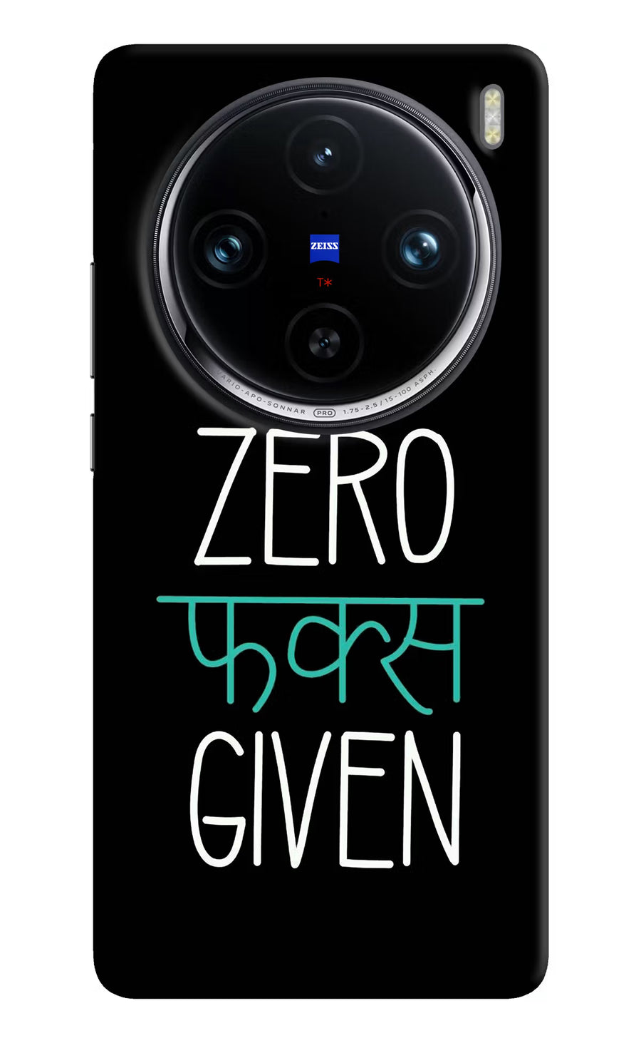 Zero Fucks Given Vivo X100 Pro Back Cover, Hard case