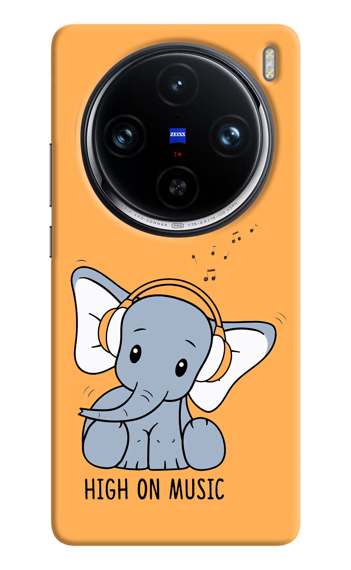 High On Music Vivo X100 Pro Hard Case Back Cover by Casekaro