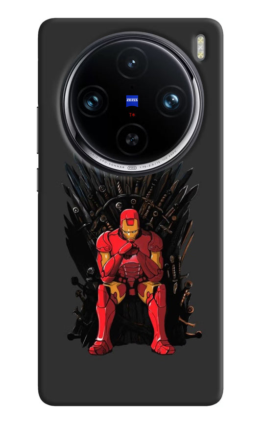 Ironman Throne Vivo X100 Pro Hard Case Back Cover by Casekaro