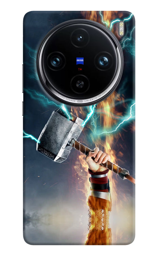 Thor Hammer Mjolnir Vivo X100 Pro Hard Case Back Cover by Casekaro