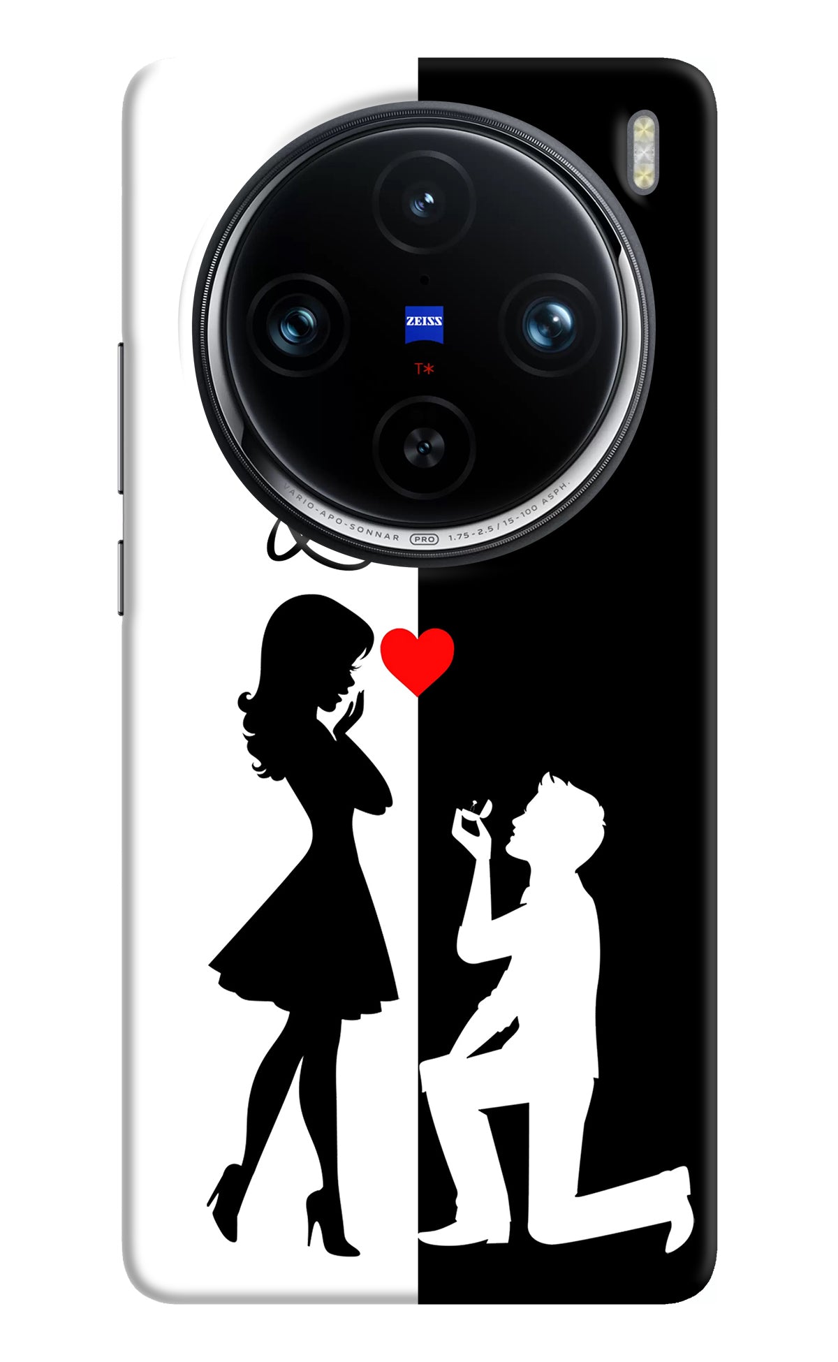 Love Propose Black And White Vivo X100 Pro Back Cover