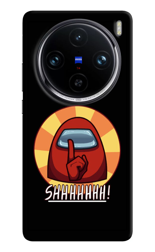 Among Us Shhh! Vivo X100 Pro Hard Case Back Cover by Casekaro