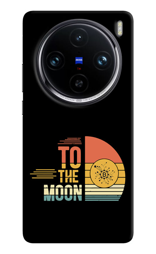 To the Moon Vivo X100 Pro Hard Case Back Cover by Casekaro