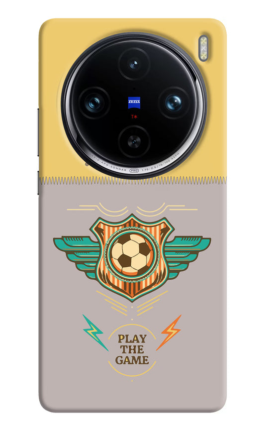 Football Vivo X100 Pro Hard Case Back Cover by Casekaro