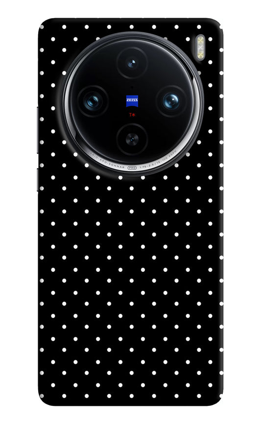 White Dots Vivo X100 Pro Back Cover