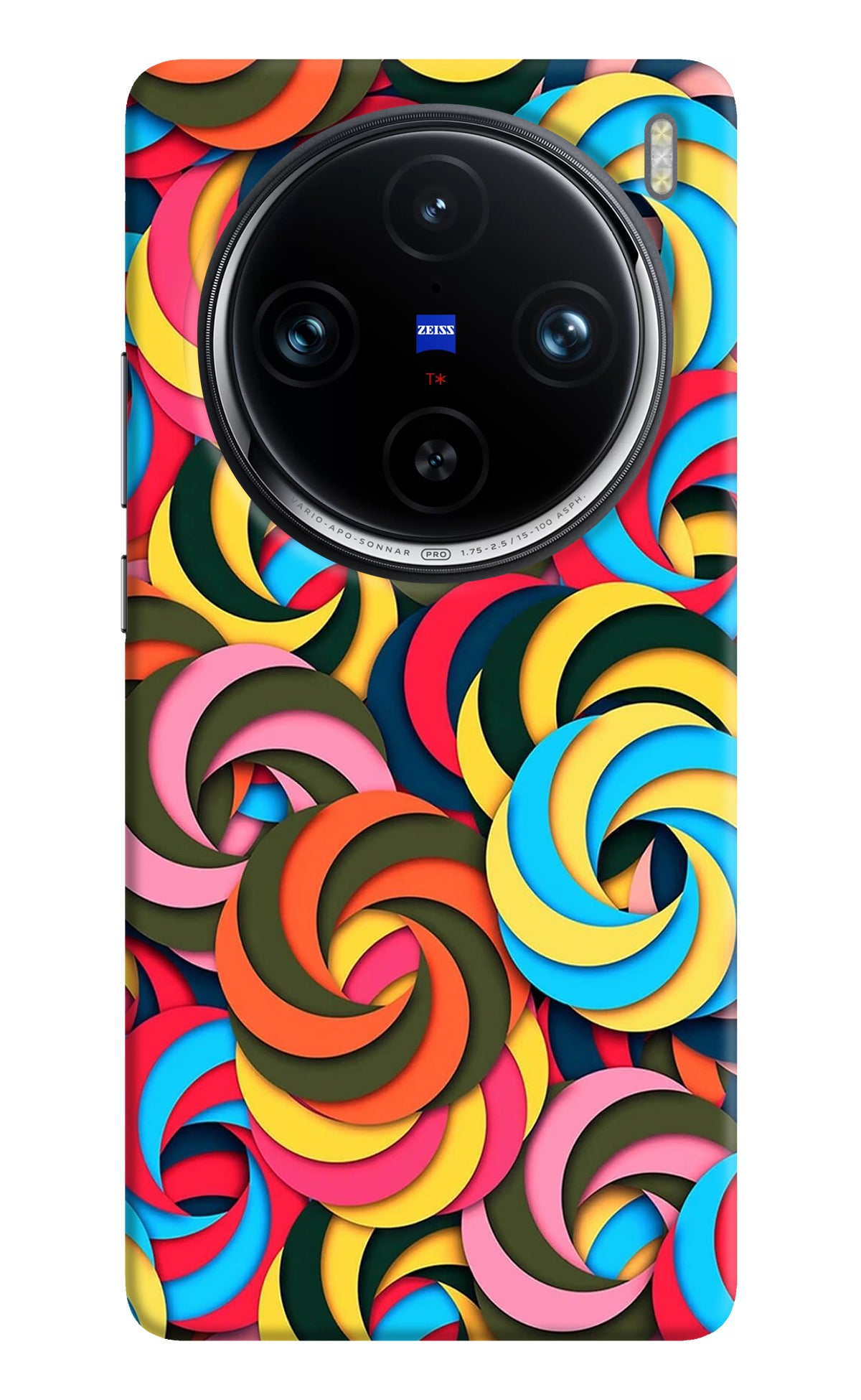 Spiral Pattern Vivo X100 Pro Back Cover