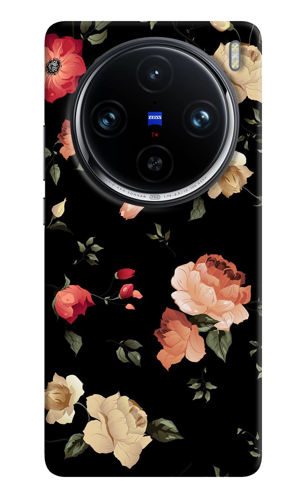 Flowers Vivo X100 Pro Back Cover