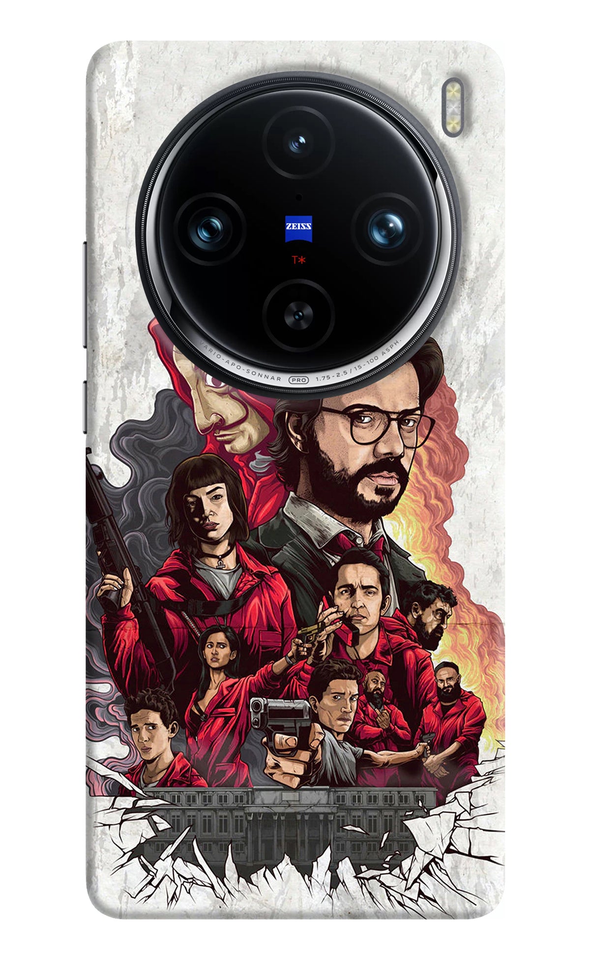 Money Heist Artwork Vivo X100 Pro Back Cover