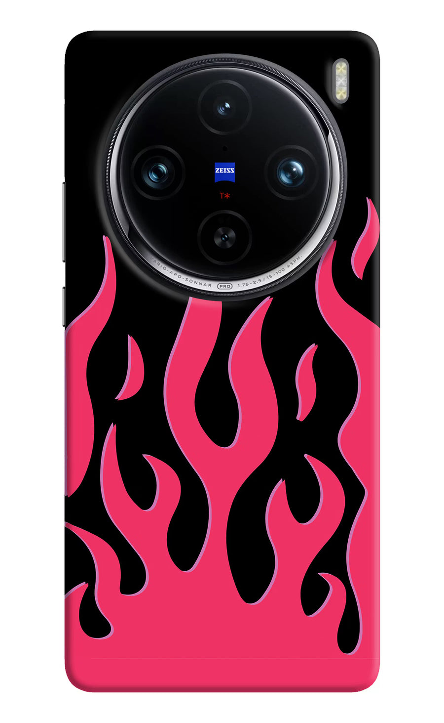 Fire Flames Vivo X100 Pro Back Cover, Hard case