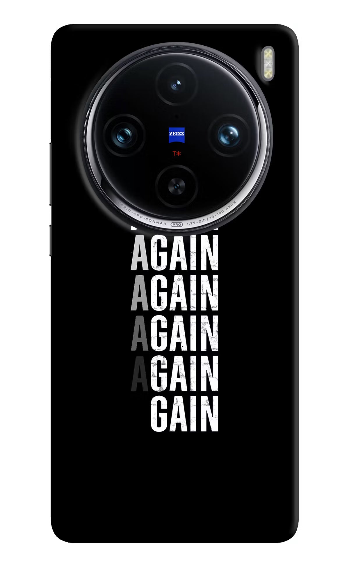 Again Again Gain Vivo X100 Pro Hard Case Back Cover by Casekaro