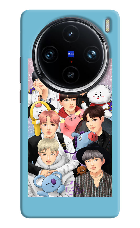 BTS with animals Vivo X100 Pro Back Cover