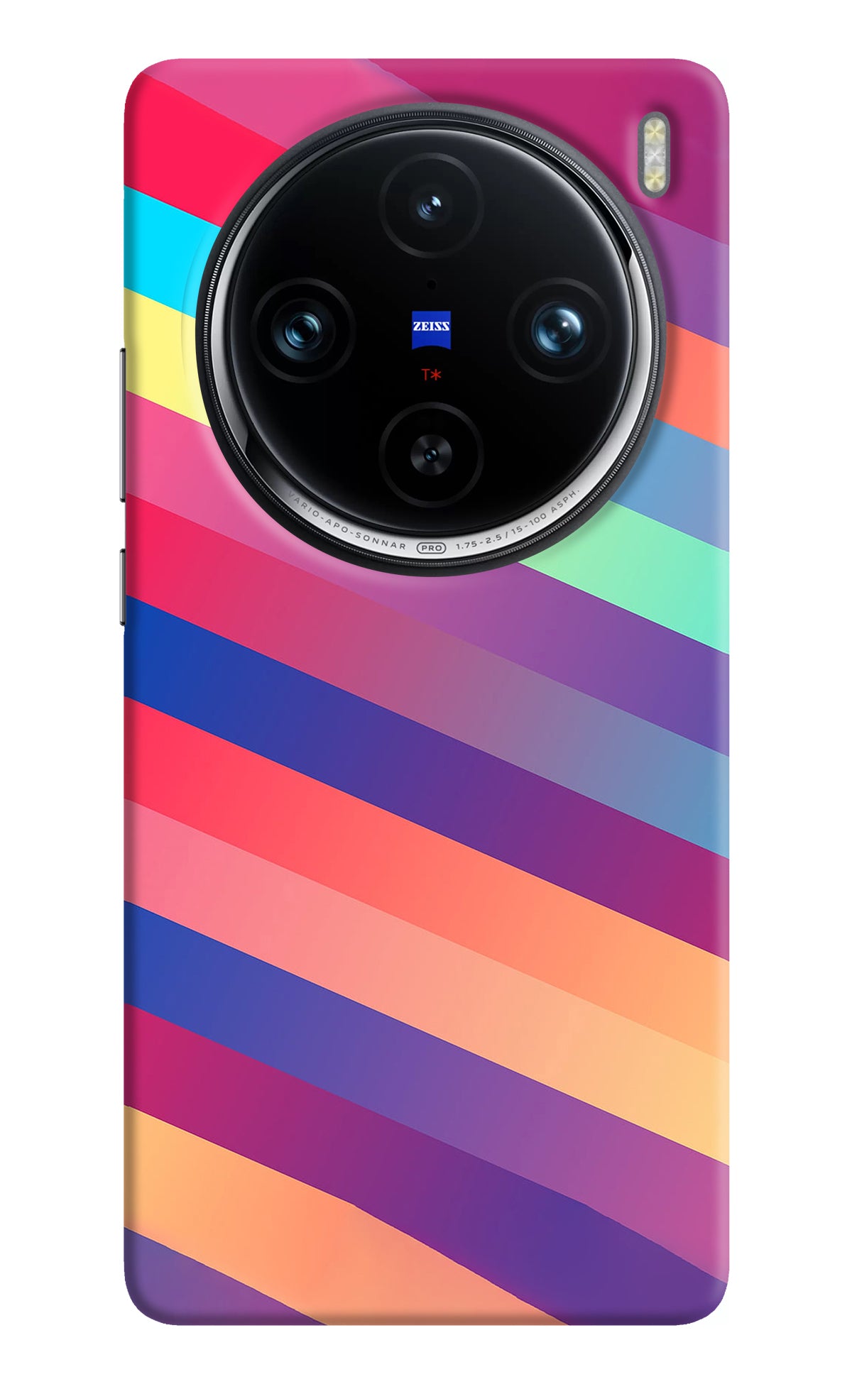 Stripes color Vivo X100 Pro Back Cover