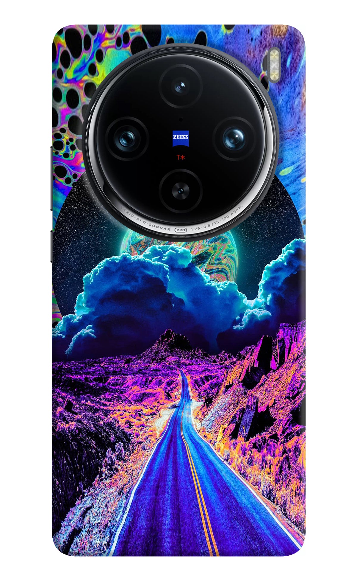 Psychedelic Painting Vivo X100 Pro Back Cover