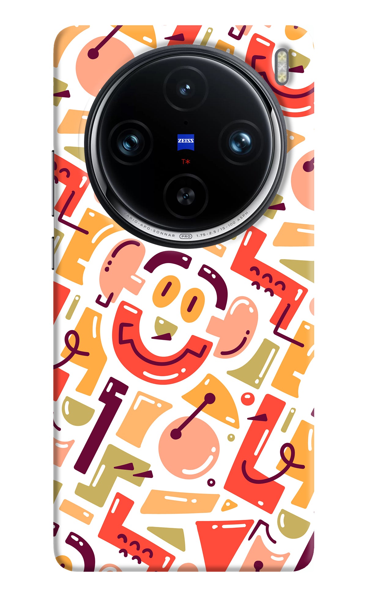 Doodle Pattern Vivo X100 Pro Back Cover