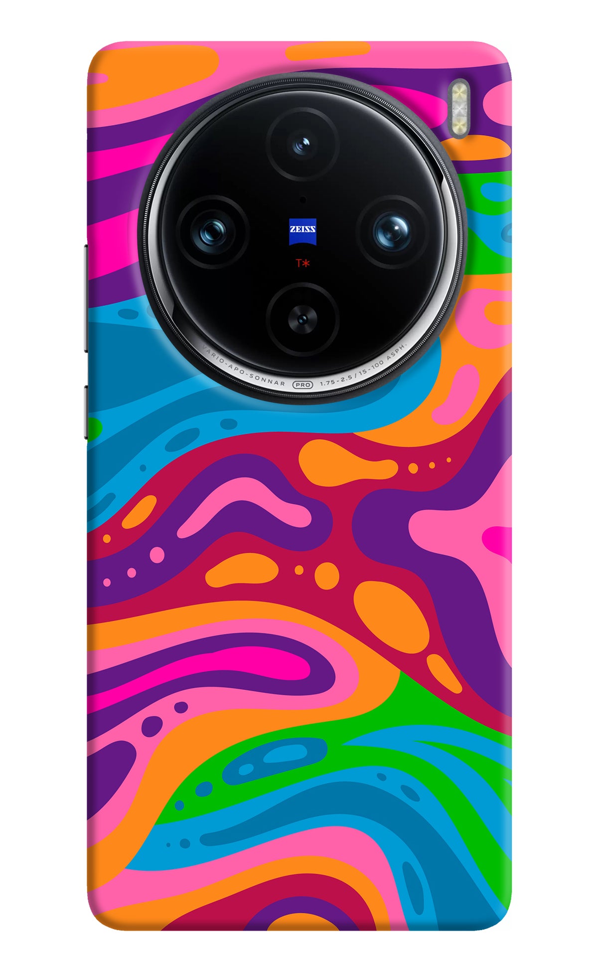 Trippy Pattern Vivo X100 Pro Back Cover