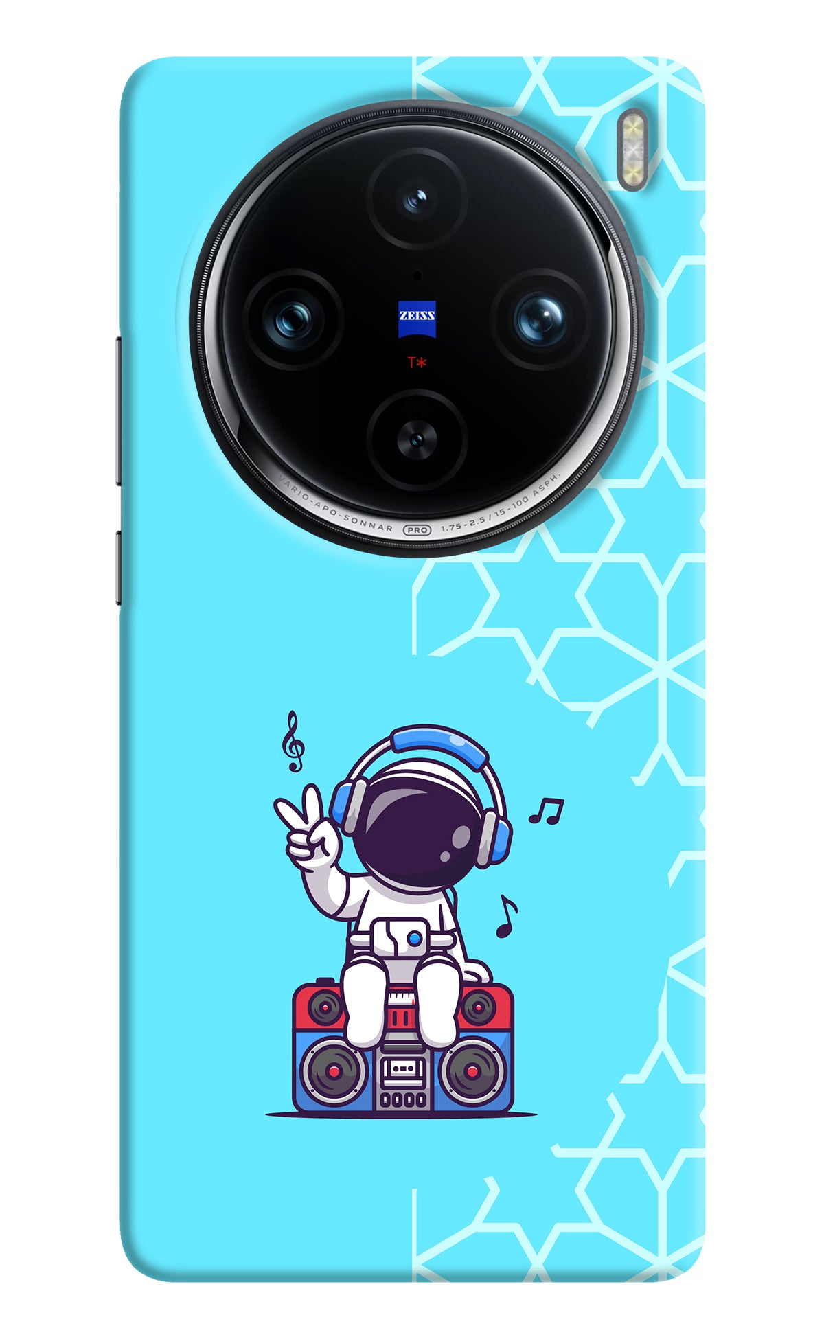 Cute Astronaut Chilling Vivo X100 Pro Back Cover