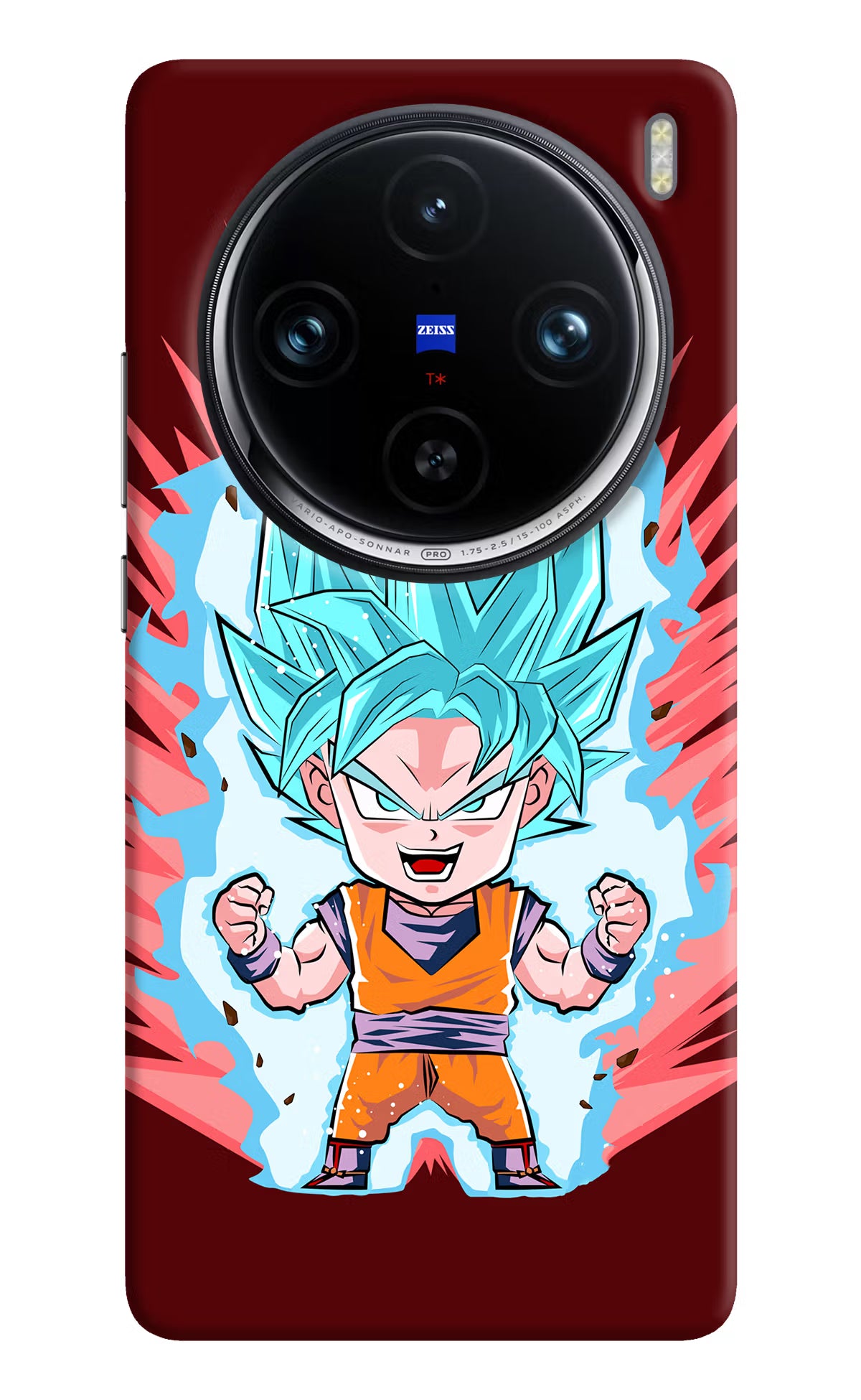 Goku Little Vivo X100 Pro Hard Case Back Cover by Casekaro