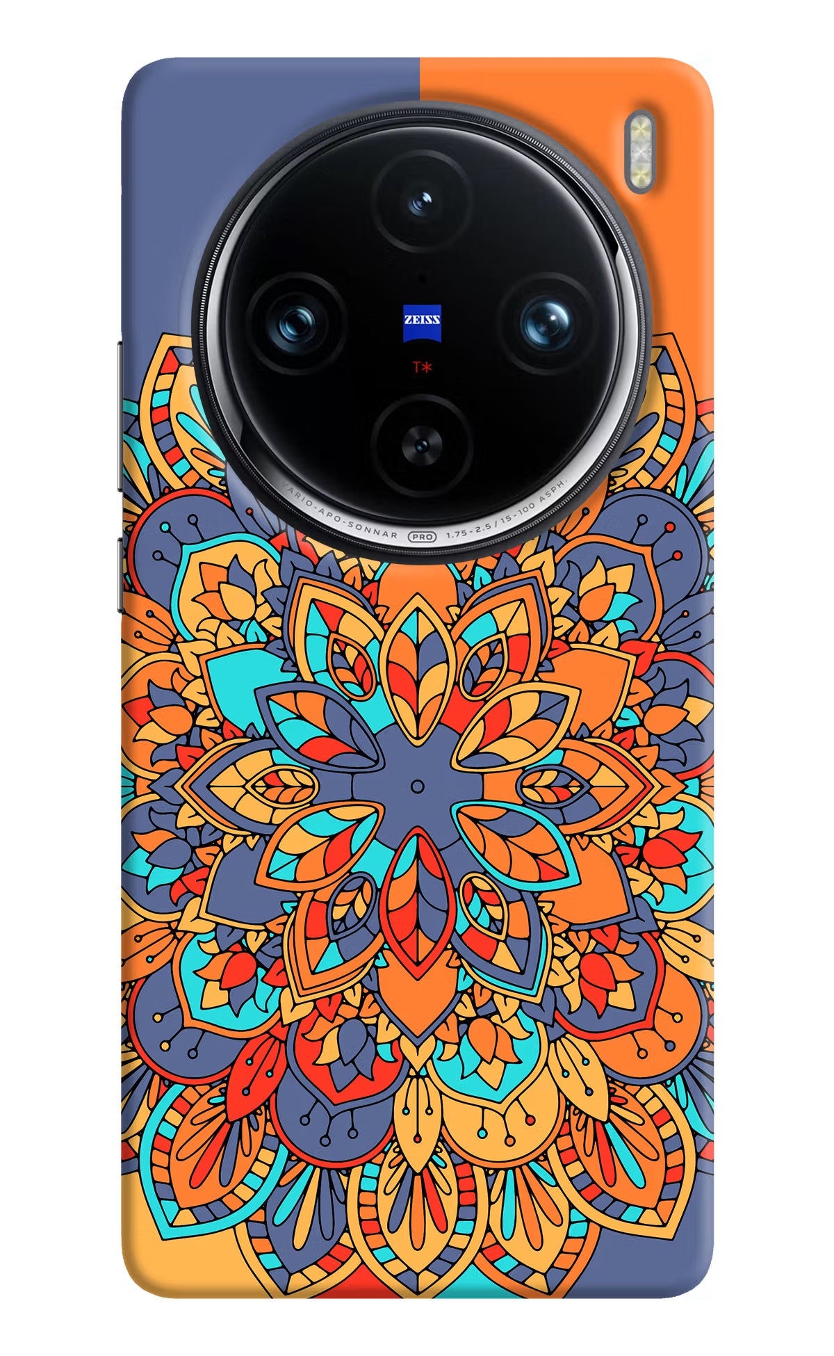 Color Mandala Vivo X100 Pro Hard Case Back Cover by Casekaro