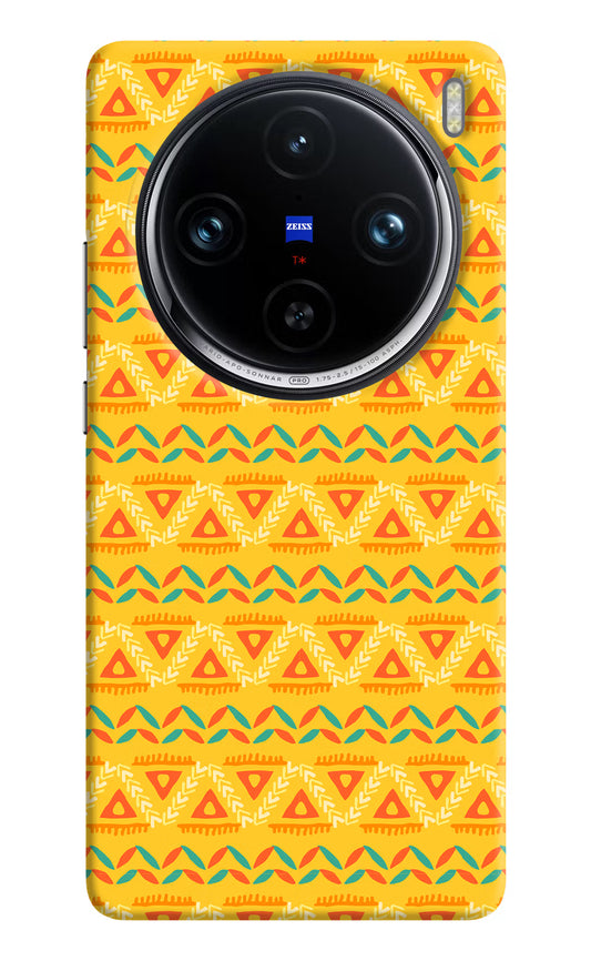 Tribal Pattern Vivo X100 Pro Hard Case Back Cover by Casekaro