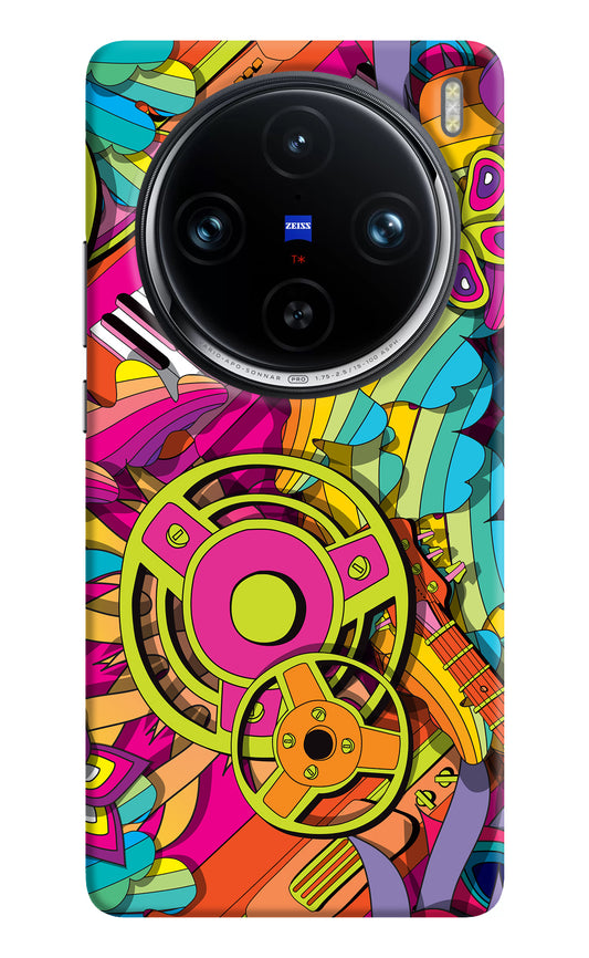 Music Doodle Vivo X100 Pro Back Cover