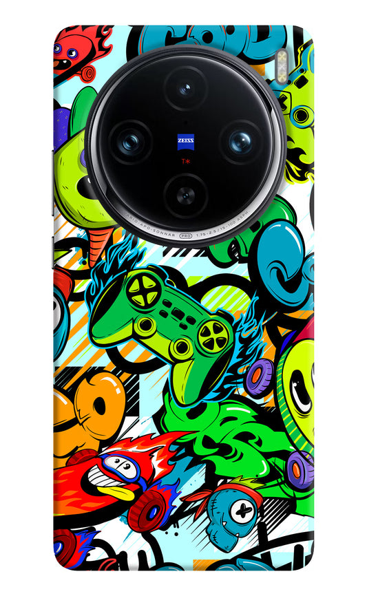 Game Doodle Vivo X100 Pro Hard Case Back Cover by Casekaro
