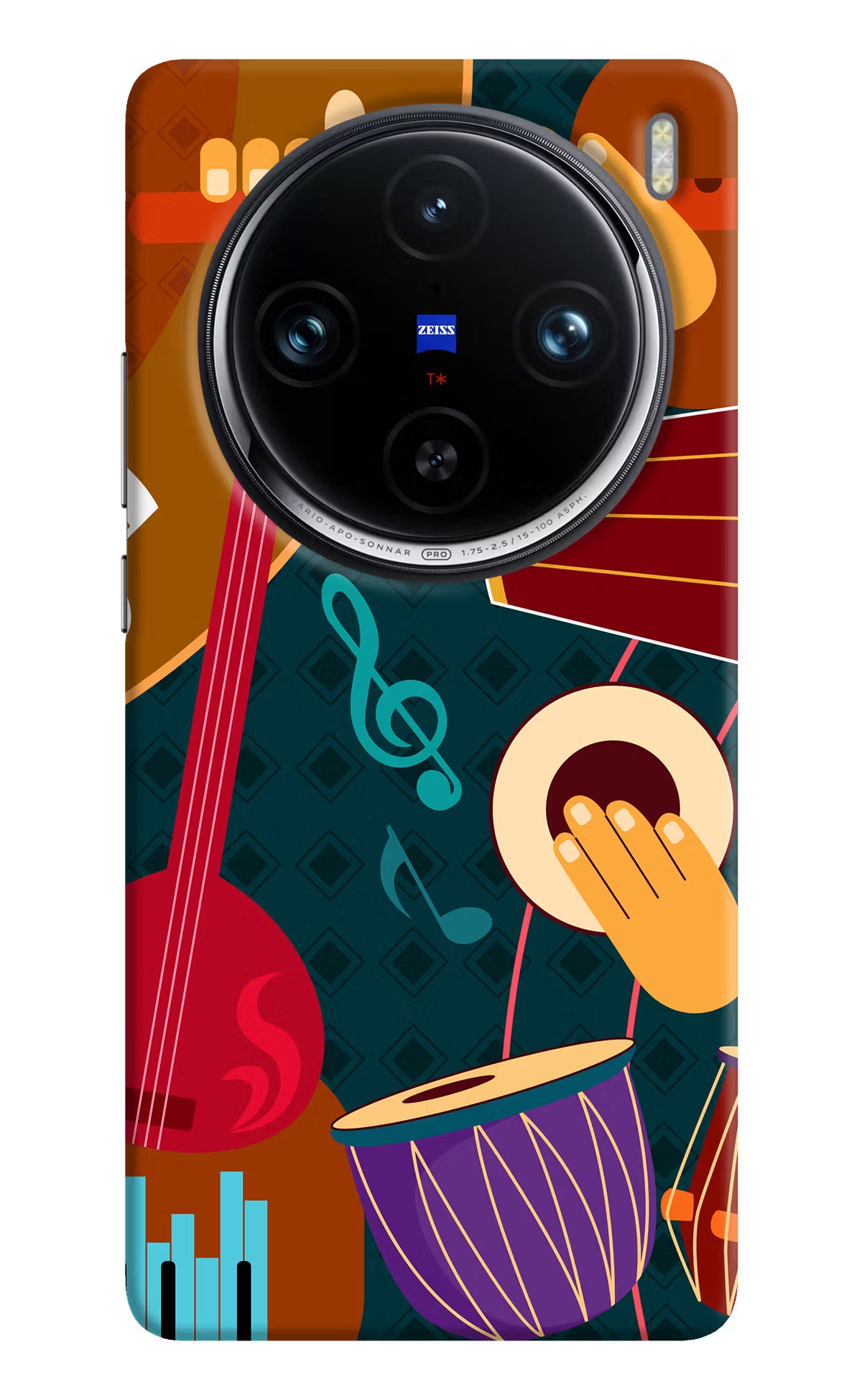 Music Instrument Vivo X100 Pro Hard Case Back Cover by Casekaro