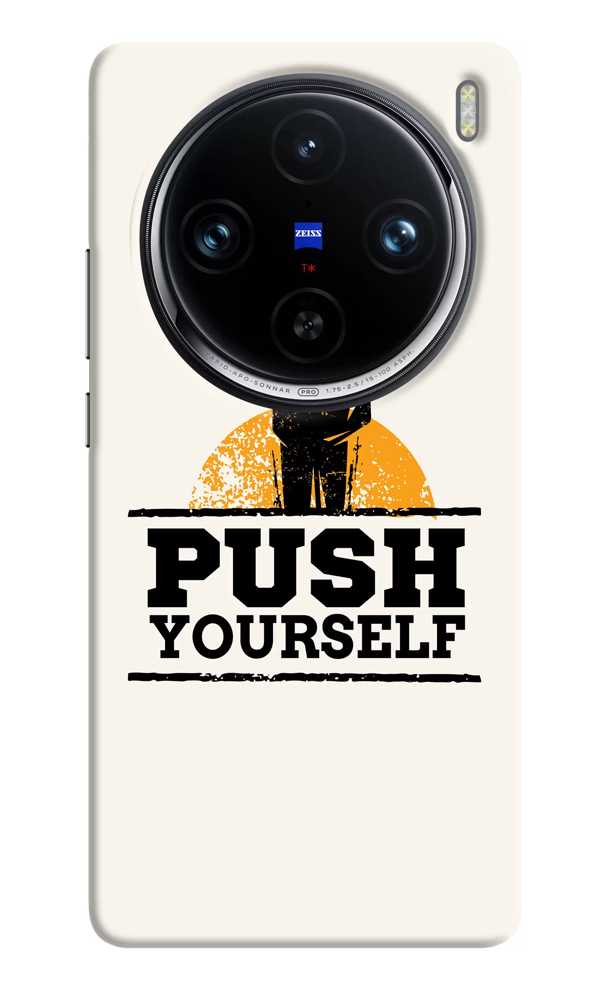 Push Yourself Vivo X100 Pro Hard Case Back Cover by Casekaro