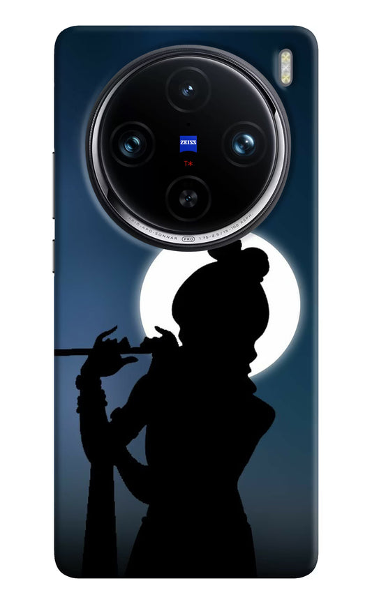 Shri Krishna Silhouette Vivo X100 Pro Hard Case Back Cover by Casekaro