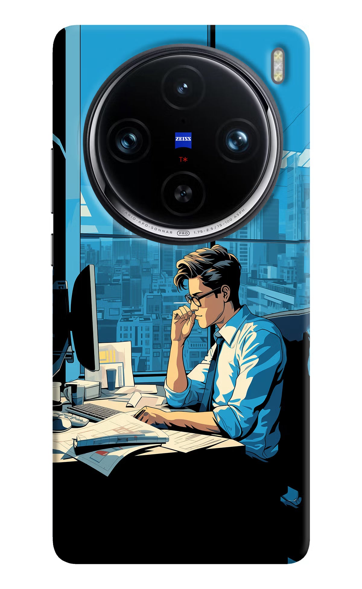 Focused Hustler (AI Generated) Vivo X100 Pro Hard Case Back Cover by Casekaro