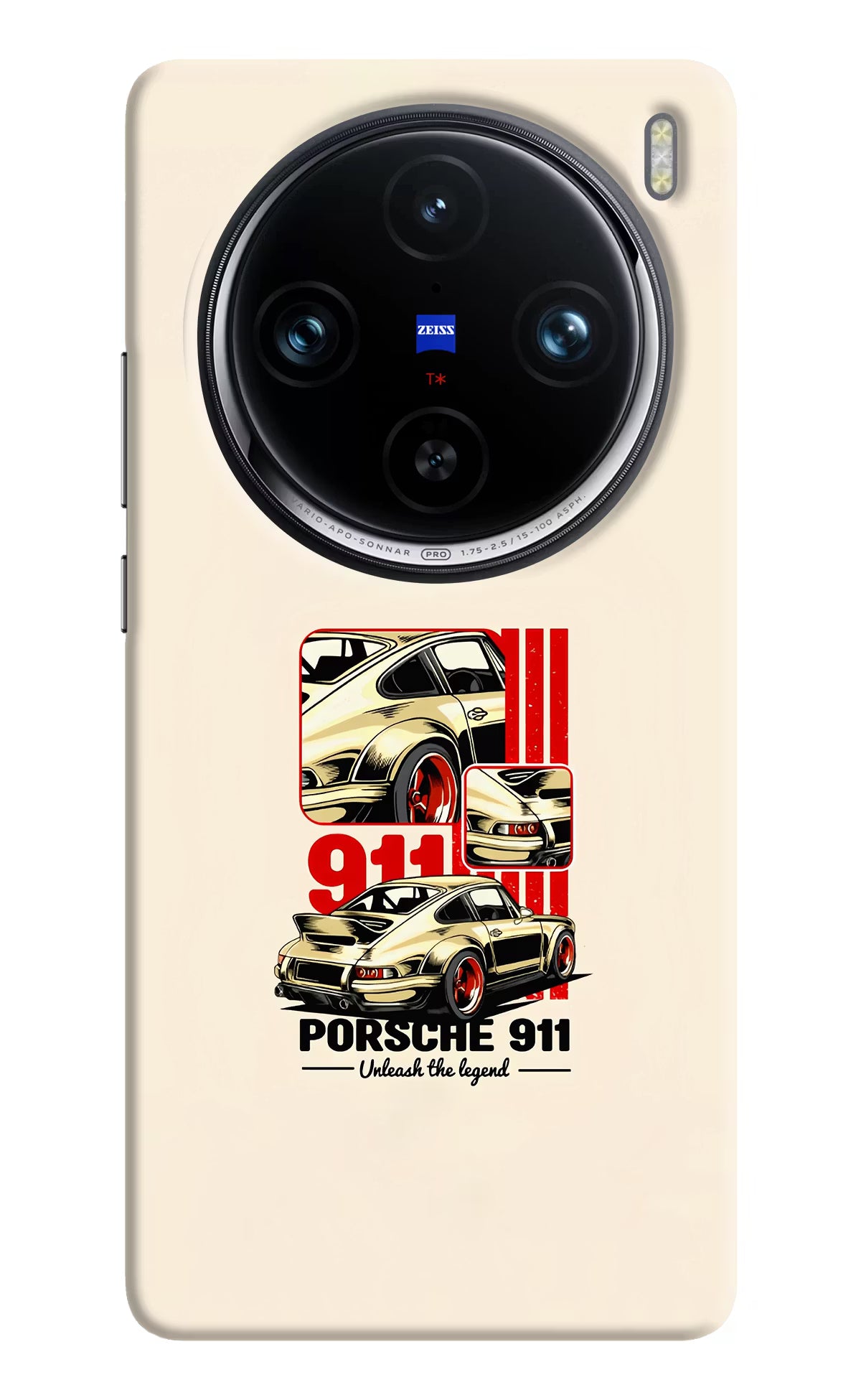 Classic Porsche 911 Vivo X100 Pro Hard Case Back Cover by Casekaro