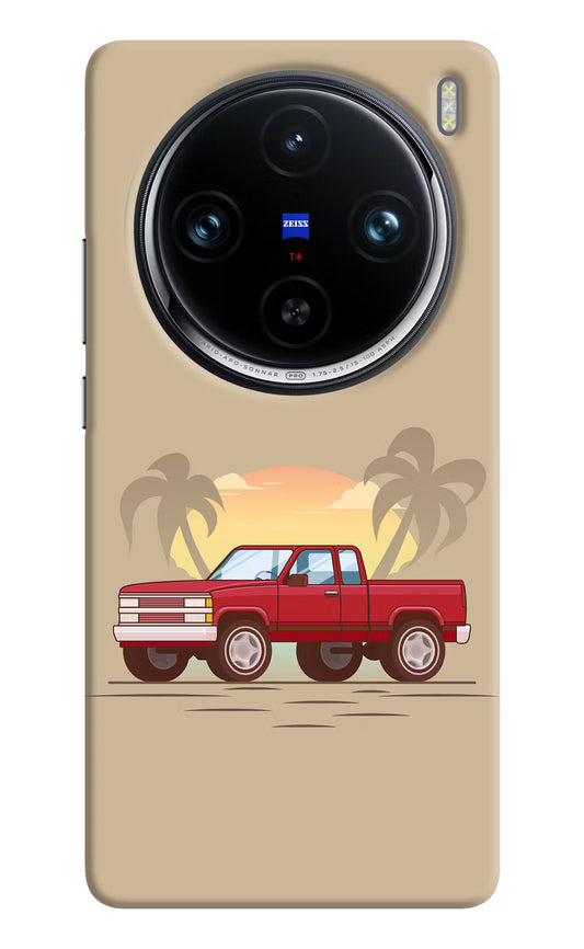 Desert Classic Drive Vivo X100 Pro Hard Case Back Cover by Casekaro