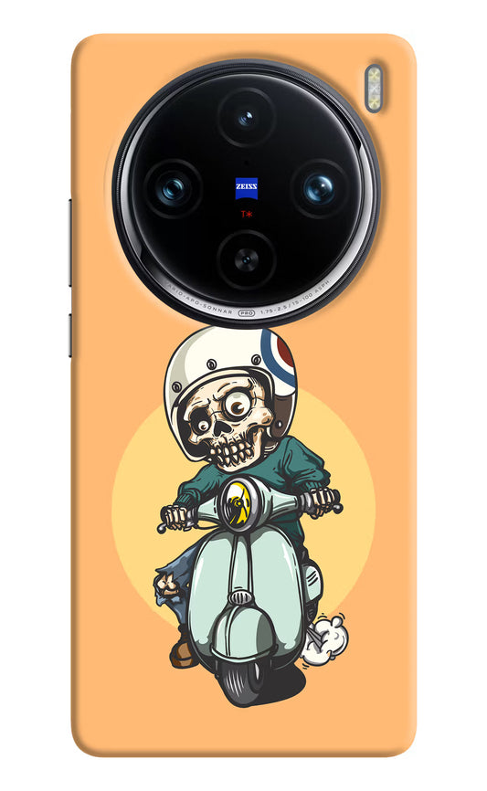 Undead Biker Vivo X100 Pro Hard Case Back Cover by Casekaro