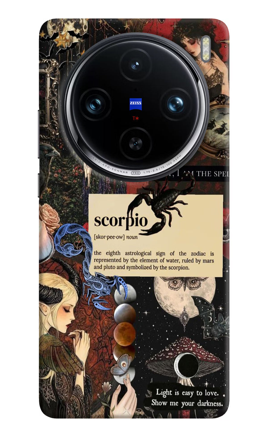 Scorpio Zodiac Vivo X100 Pro Back Cover, Hard case