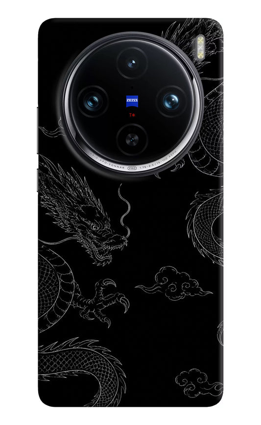 Twin Dragons Vivo X100 Pro Hard Case Back Cover by Casekaro