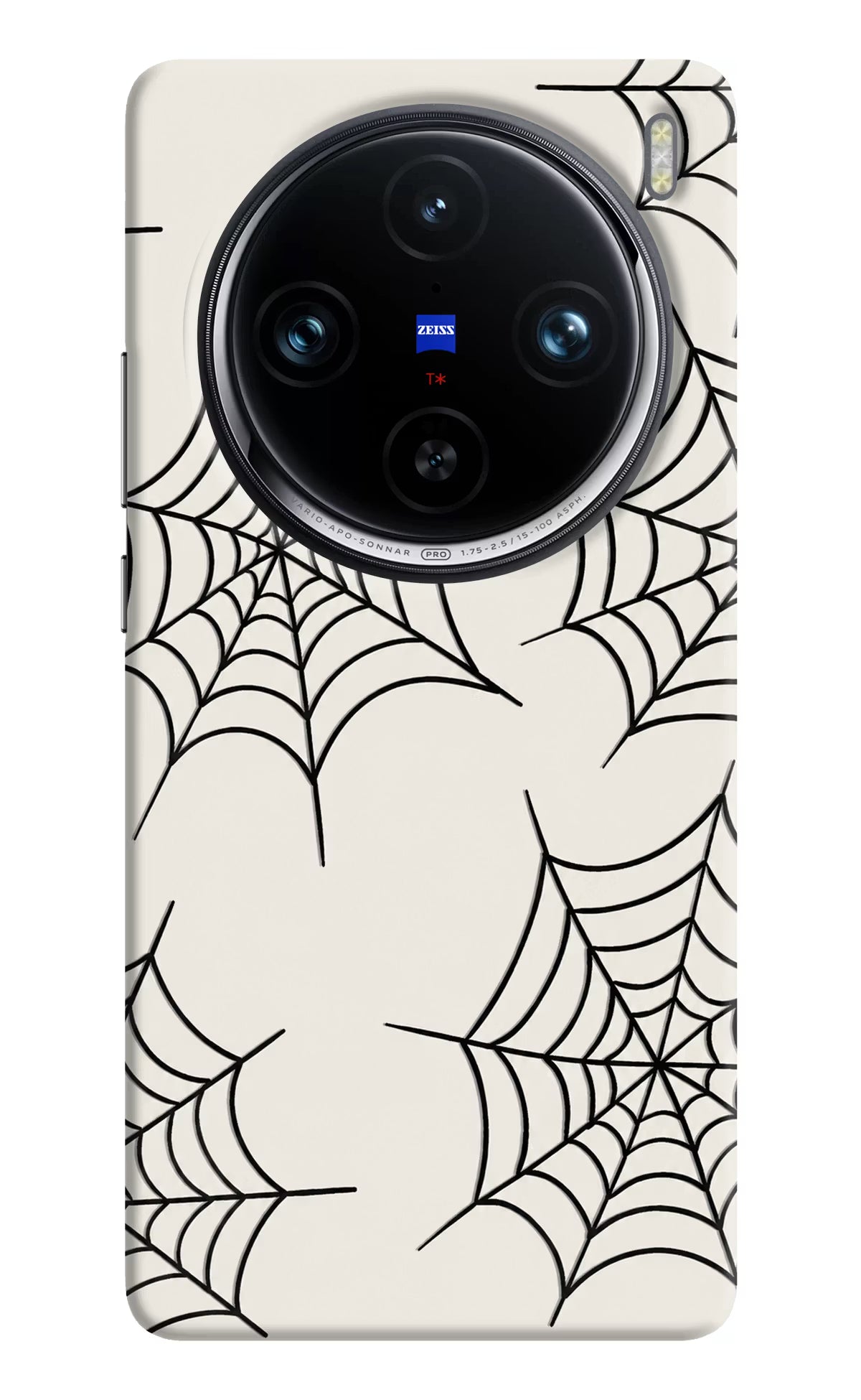 Spider Web Vivo X100 Pro Hard Case Back Cover by Casekaro