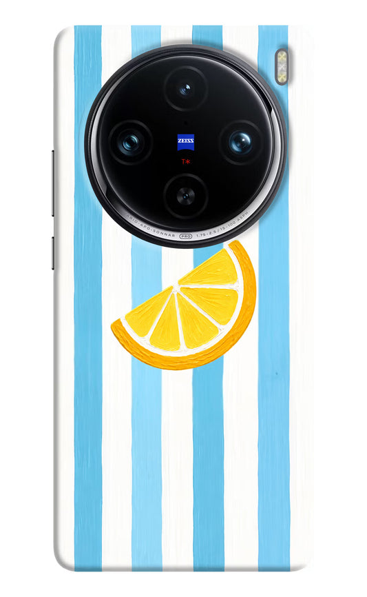 Summer Lemon Vivo X100 Pro Hard Case Back Cover by Casekaro