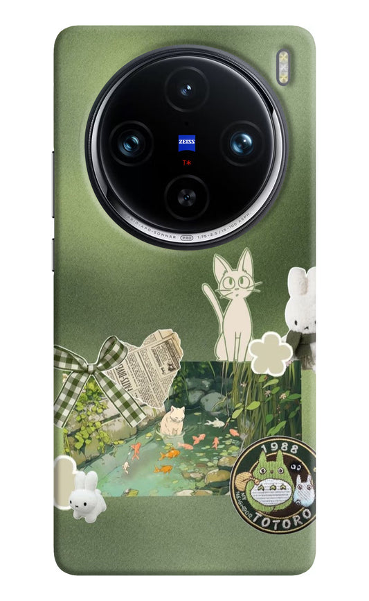 Aesthetic anime Vivo X100 Pro Hard Case Back Cover by Casekaro
