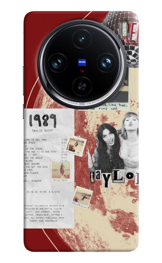 Taylor Swift Vivo X100 Pro Back Cover