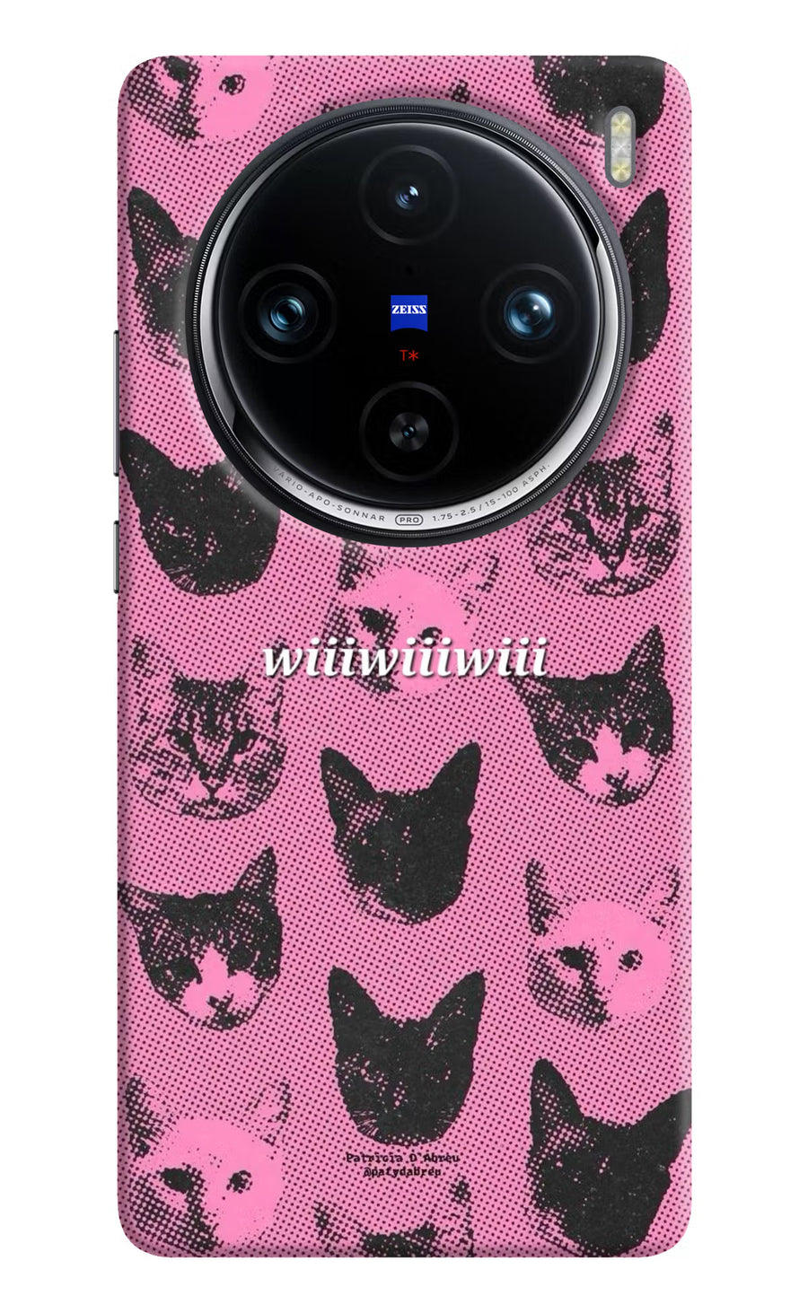 Pink Cats Vivo X100 Pro Back Cover, Hard case