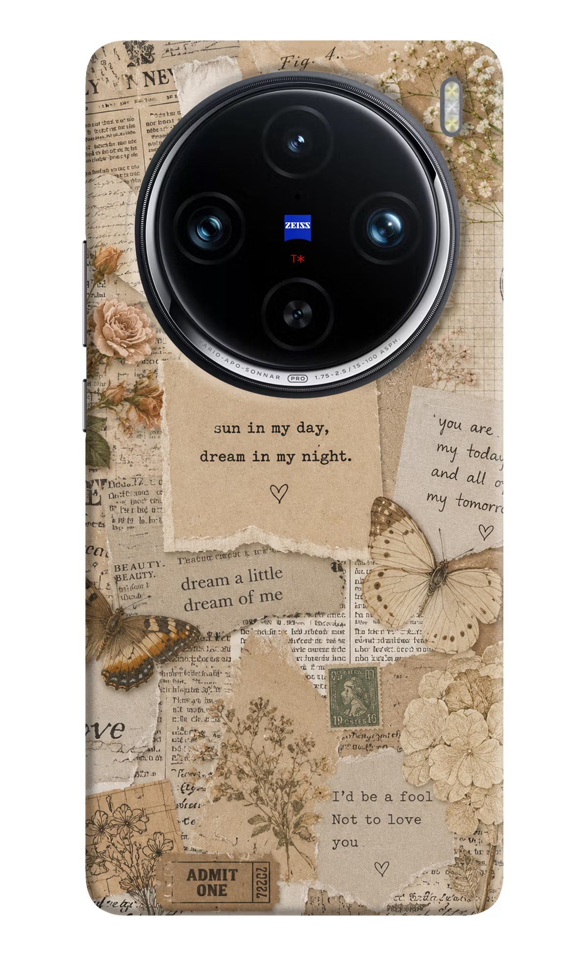 Vintage case Vivo X100 Pro Back Cover