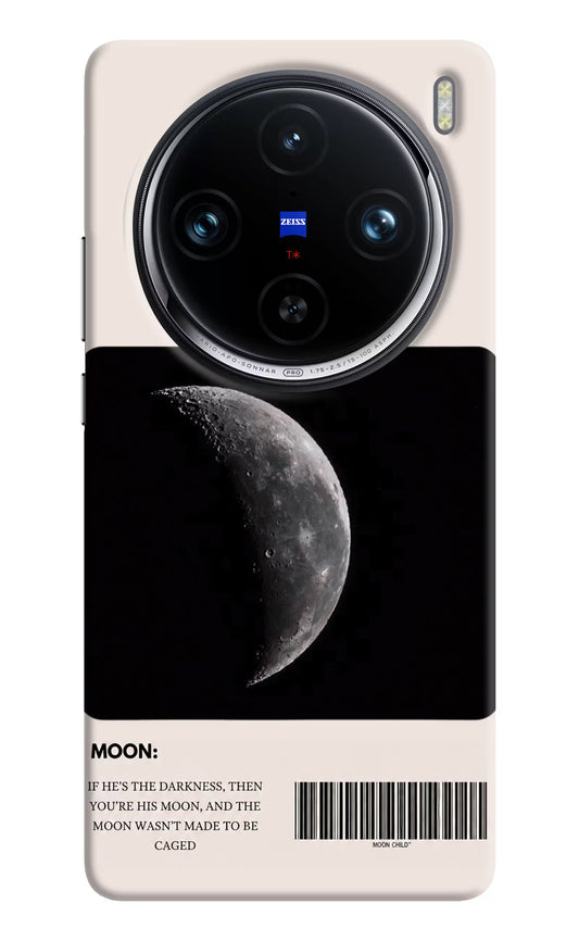 Moon Phase Vivo X100 Pro Hard Case Back Cover by Casekaro