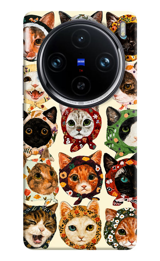 Cool Cat Vivo X100 Pro Hard Case Back Cover by Casekaro